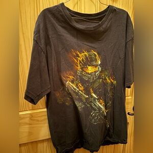 Halo Graphic Black T-Shirt size XL